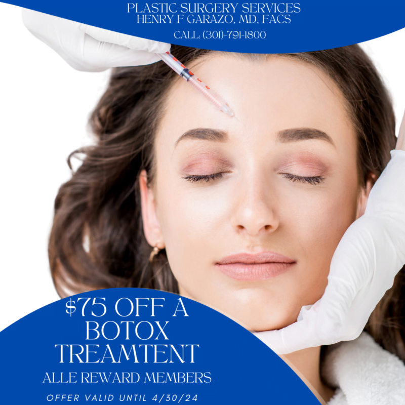 Specials & Promotions - Hagerstown Plastic Surgery Services - Dr. Garazo